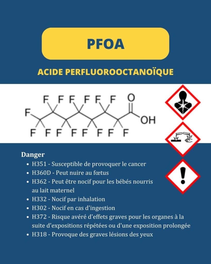 Fiche sécurité de l'Acide Perfluorooctanoïque