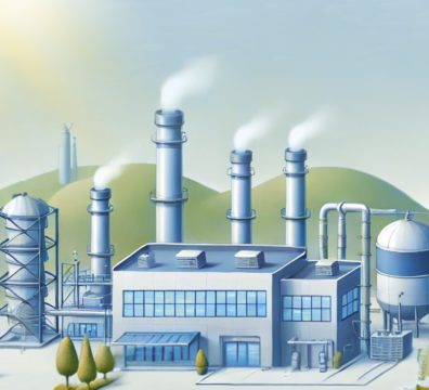 Rubrique ICPE : une usine moderne émettant de l’air propre grâce à des systèmes conformes aux normes ICPE