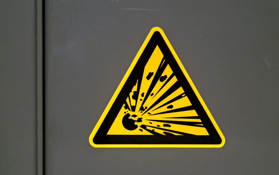 Signalétique ATEX du risque d’explosion